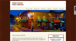 Desktop Screenshot of parkville.stonecanyonpizza.com